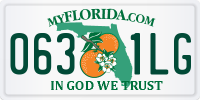 FL license plate 0631LG
