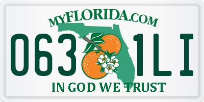 FL license plate 0631LI