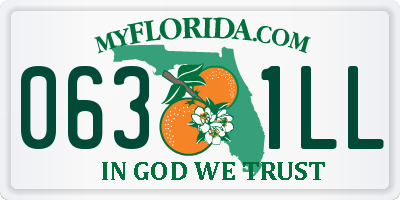 FL license plate 0631LL