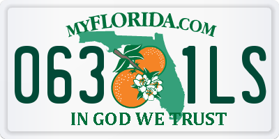 FL license plate 0631LS