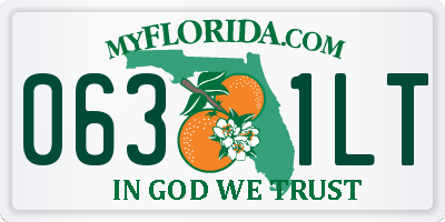 FL license plate 0631LT