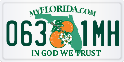 FL license plate 0631MH