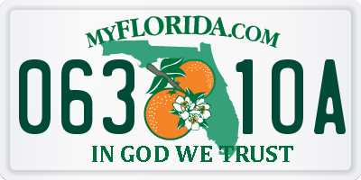 FL license plate 0631OA