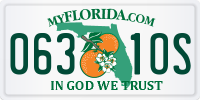 FL license plate 0631OS
