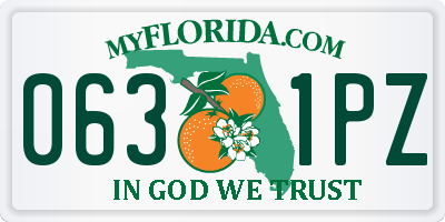 FL license plate 0631PZ