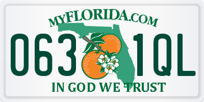 FL license plate 0631QL