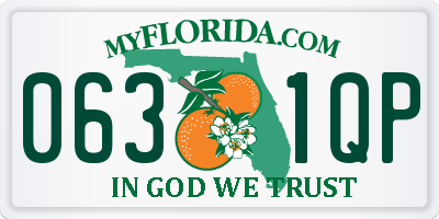 FL license plate 0631QP