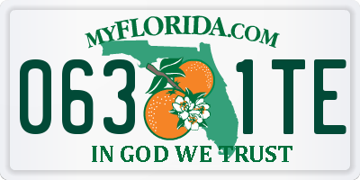 FL license plate 0631TE