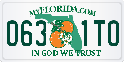 FL license plate 0631TO