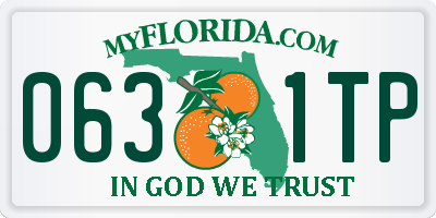 FL license plate 0631TP