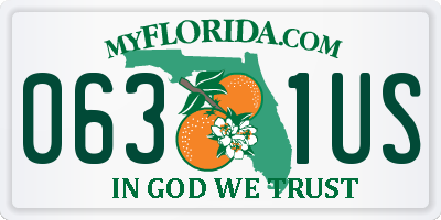 FL license plate 0631US