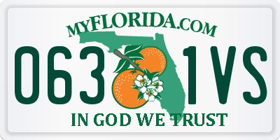 FL license plate 0631VS