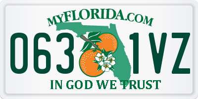 FL license plate 0631VZ