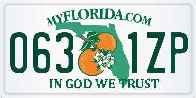 FL license plate 0631ZP