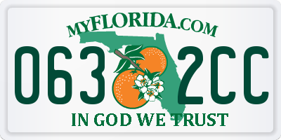 FL license plate 0632CC