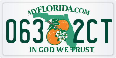 FL license plate 0632CT