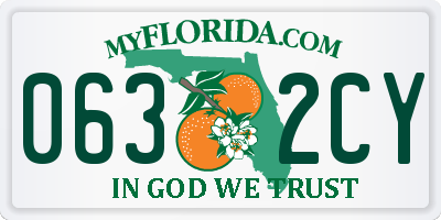 FL license plate 0632CY
