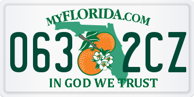 FL license plate 0632CZ