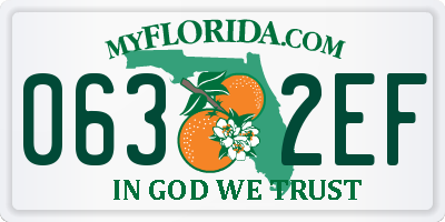FL license plate 0632EF