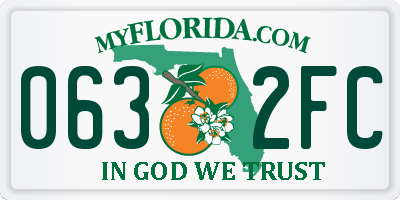 FL license plate 0632FC
