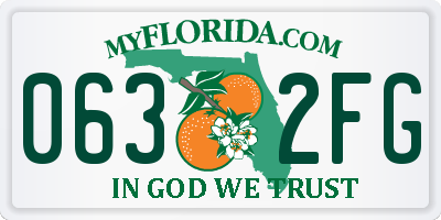 FL license plate 0632FG