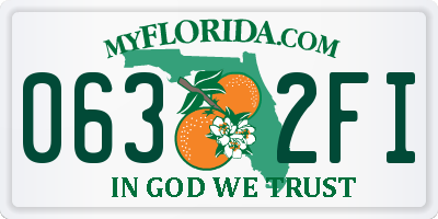 FL license plate 0632FI