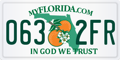 FL license plate 0632FR