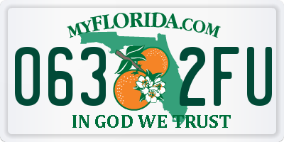 FL license plate 0632FU