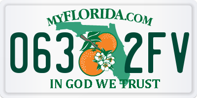 FL license plate 0632FV