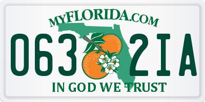 FL license plate 0632IA