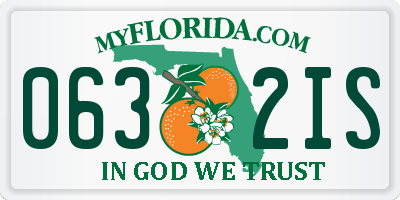 FL license plate 0632IS