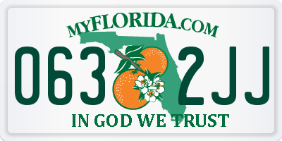 FL license plate 0632JJ