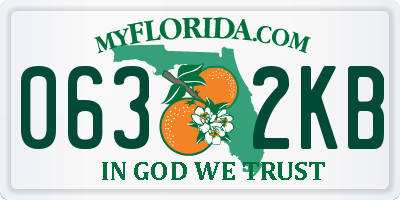 FL license plate 0632KB