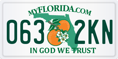 FL license plate 0632KN