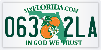 FL license plate 0632LA