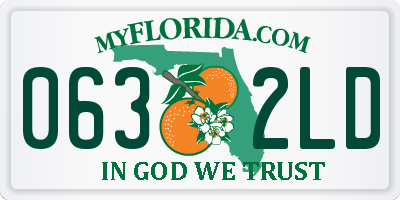 FL license plate 0632LD