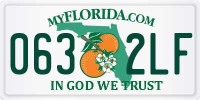 FL license plate 0632LF
