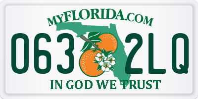 FL license plate 0632LQ