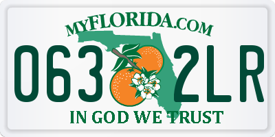 FL license plate 0632LR