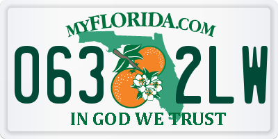 FL license plate 0632LW