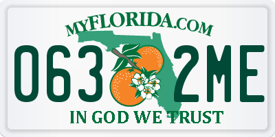 FL license plate 0632ME