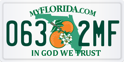 FL license plate 0632MF