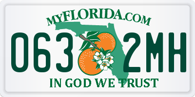 FL license plate 0632MH