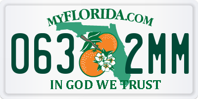FL license plate 0632MM