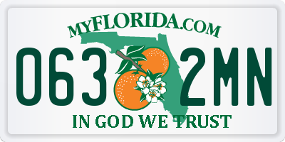 FL license plate 0632MN