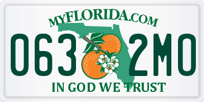 FL license plate 0632MO