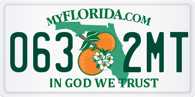 FL license plate 0632MT