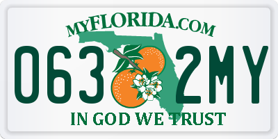 FL license plate 0632MY