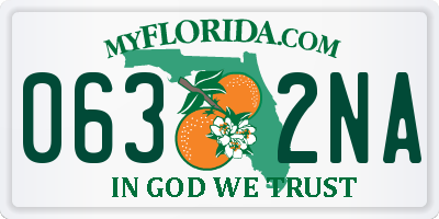 FL license plate 0632NA