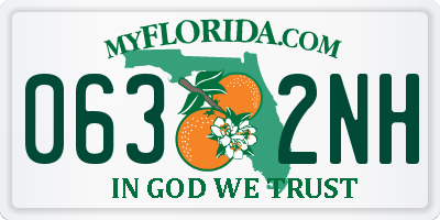 FL license plate 0632NH